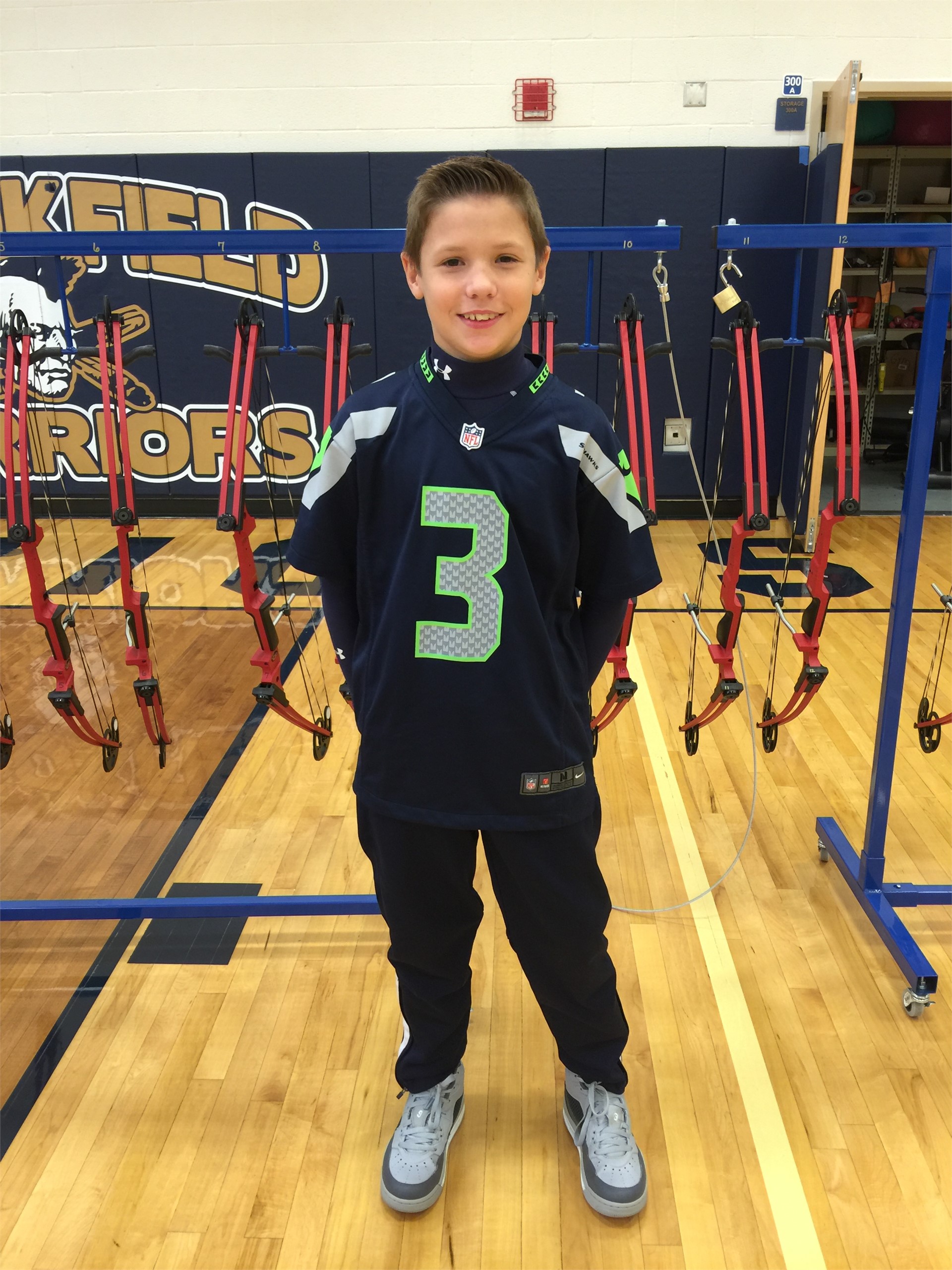 Cody Miller 2nd period six grade archery tournament champ