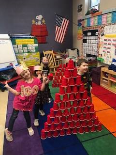 BES students participate in various activities with 100 items to celebrate the 100th day of school