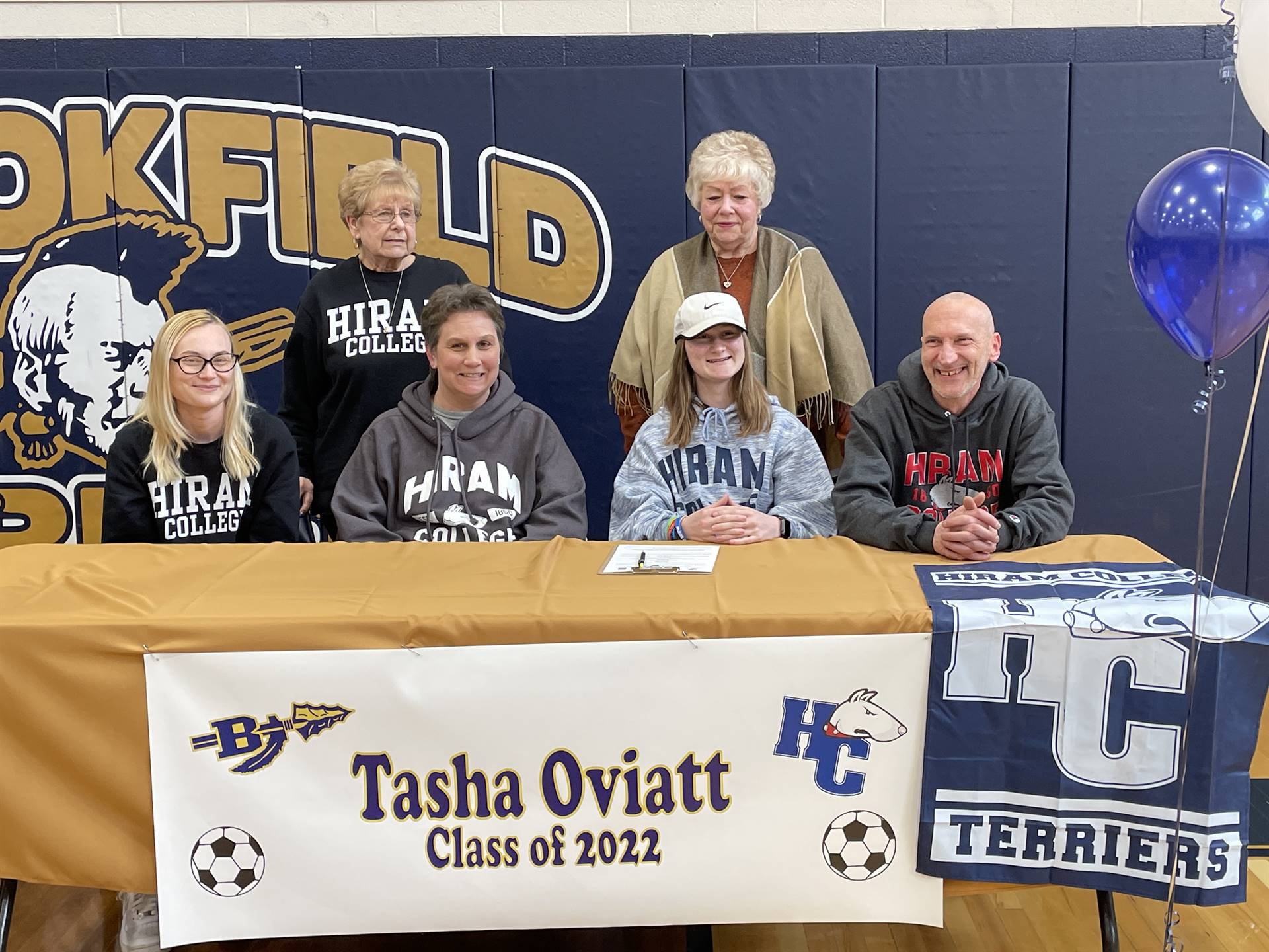 Senior Tasha Oviatt signs Letter of Intent to play soccer at Hiram College