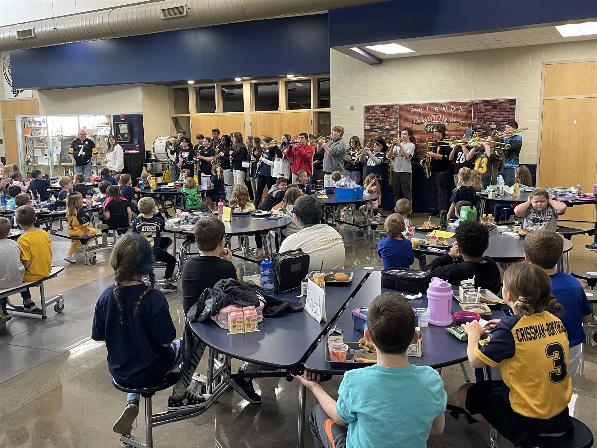 Read-A-Thon Band Performance at Lunch