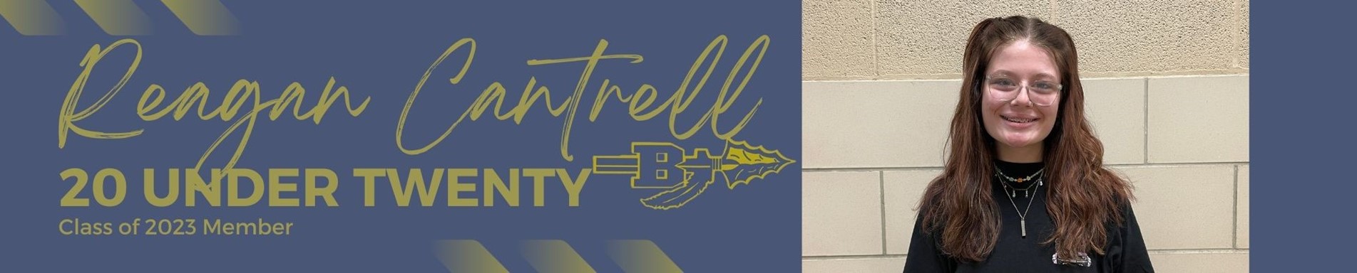 Reagan Cantrell selected to Class of 2023 20 Under Twenty
