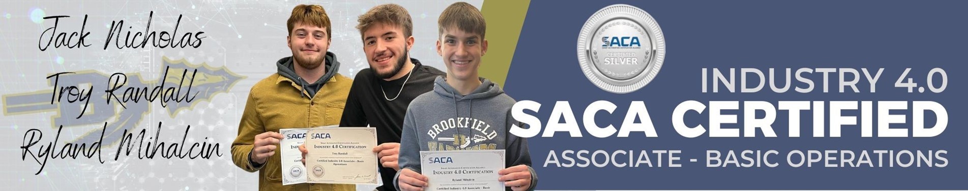 Three Earn SACA Certifications