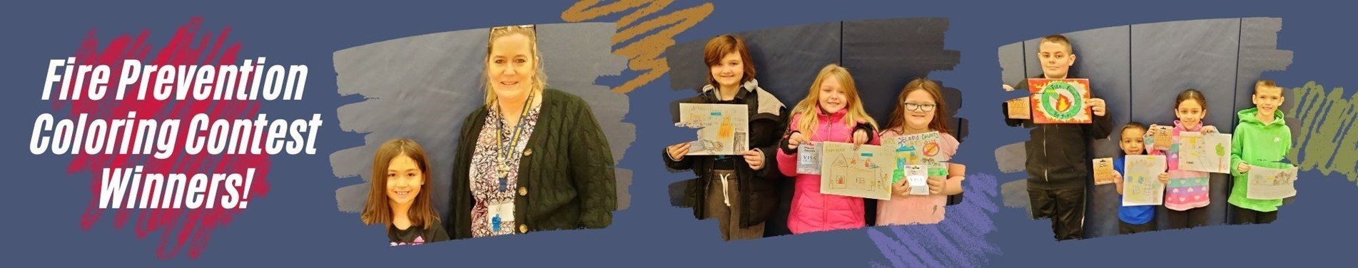 Students win Fire Prevention Coloring Contest