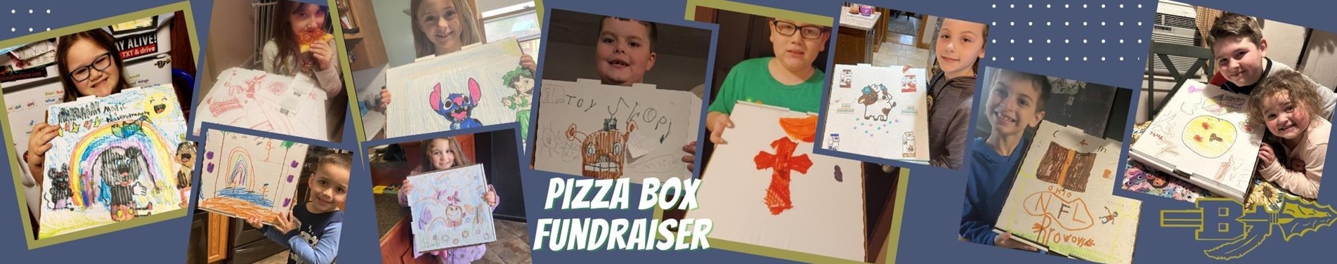 Pizza box fundraiser