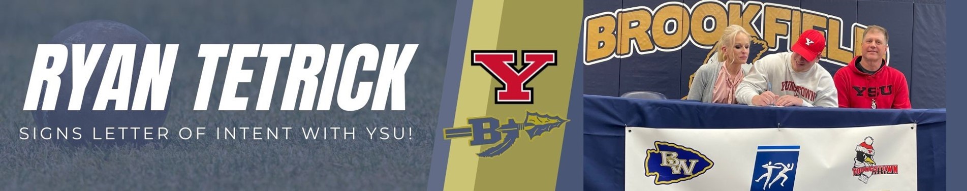 Ryan Tetrick signs letter of intent with YSU