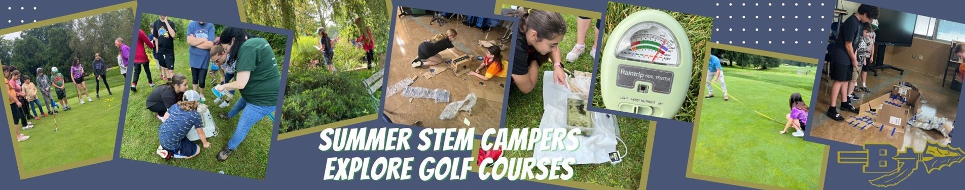 BMS Summer Campers explore golf courses