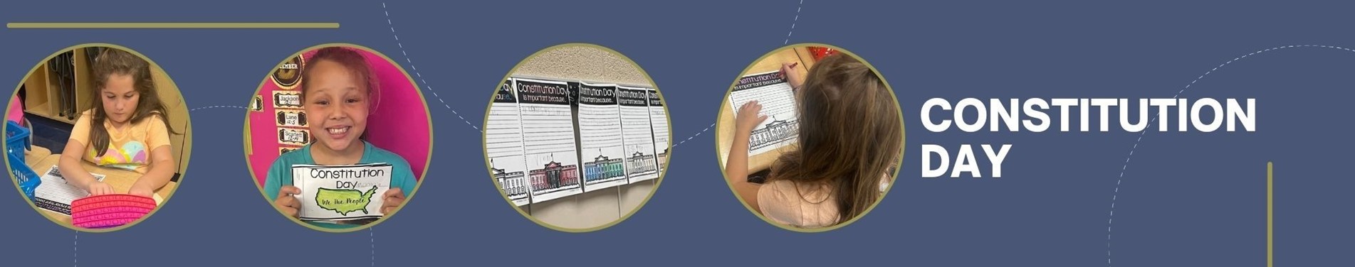 Students learn about the importance of Constitution Day!