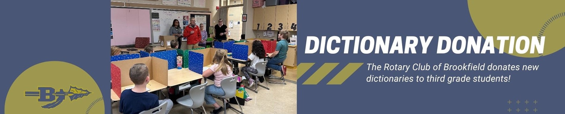 Brookfield Rotary donates dictionaries 
