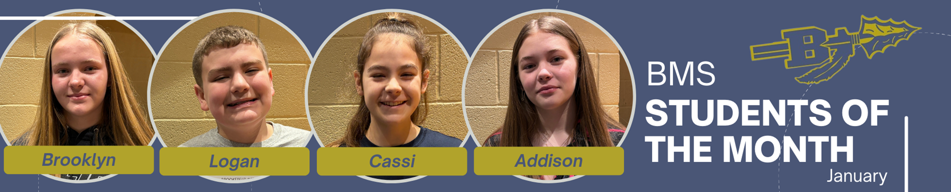 BMS Students of the Month - January