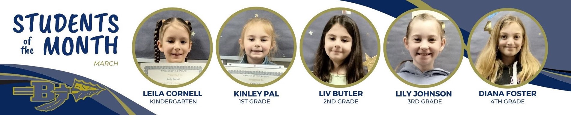 BES March students of the month