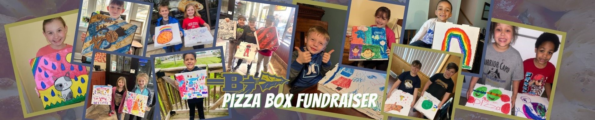 Pizza box fundraiser