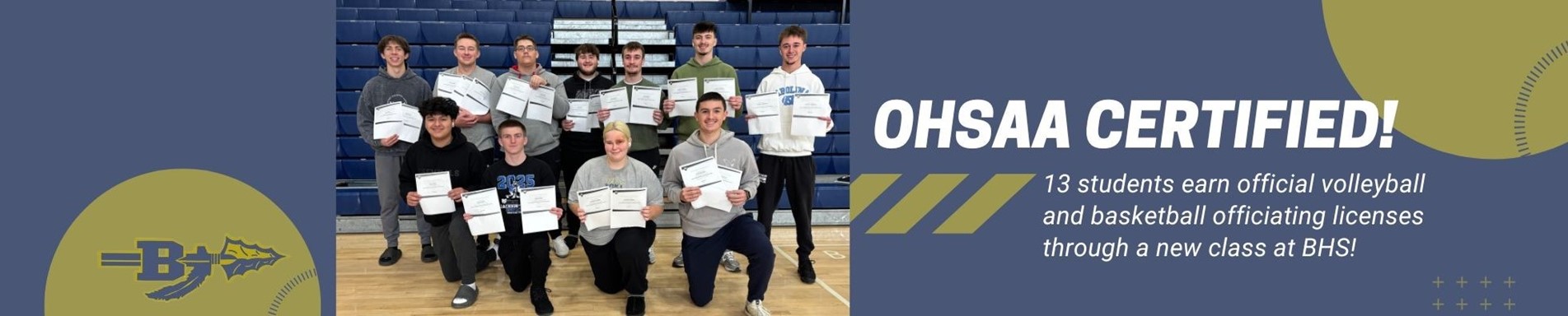 BHS students receive referee licenses through new class at school