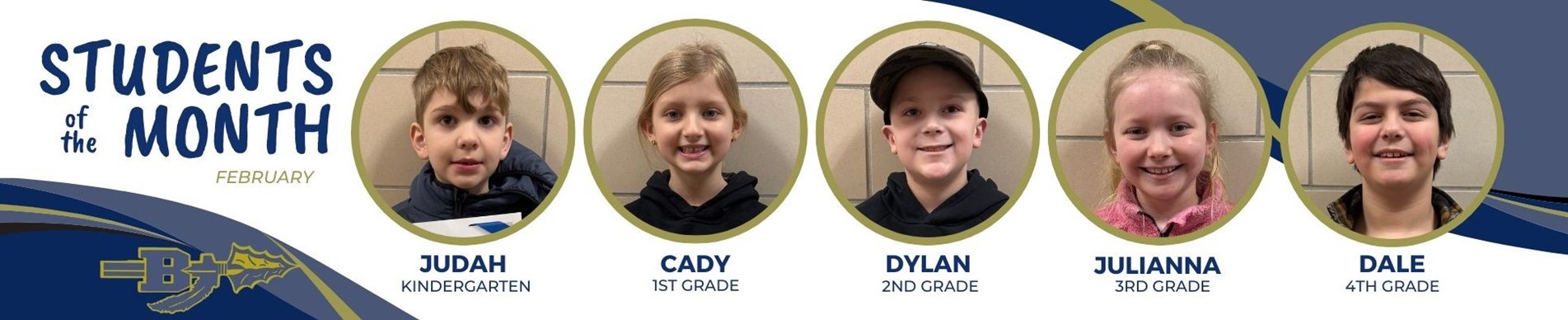 BES Students of the Month - February