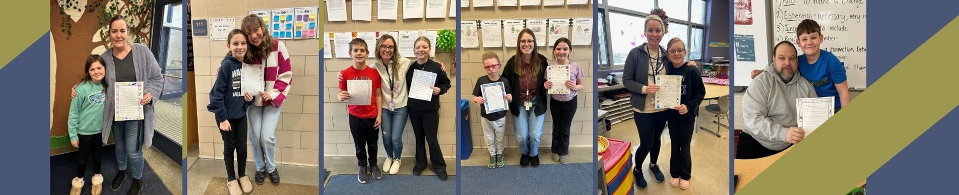 Students write notes of gratitude to teachers!