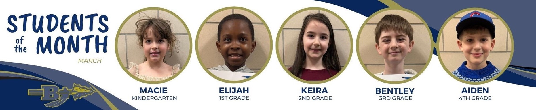 BES students of the Month - march